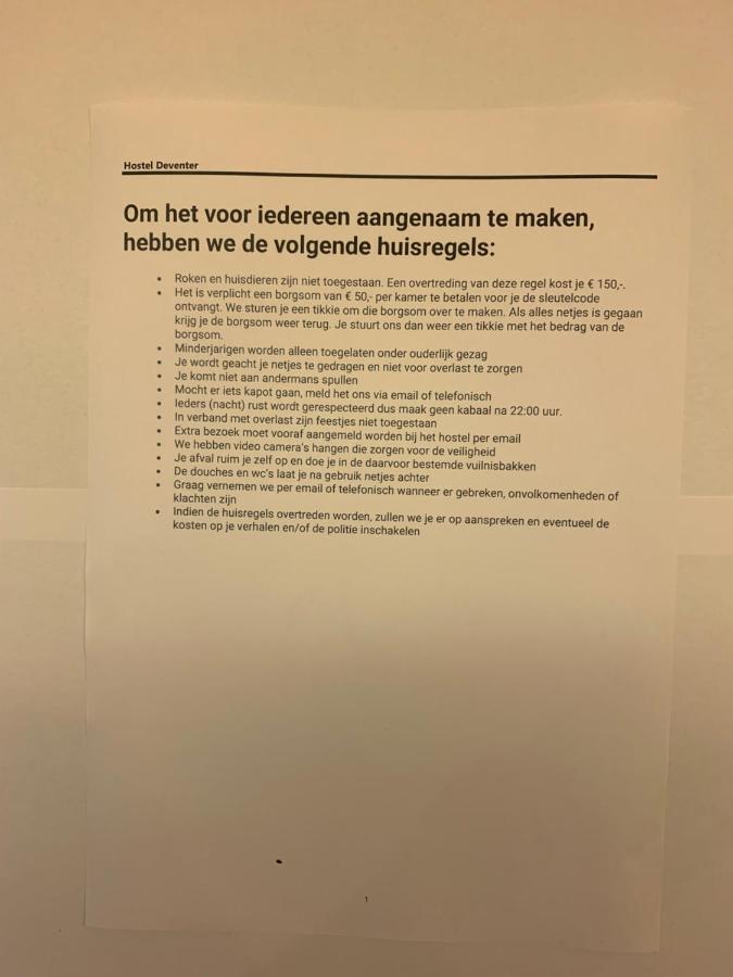 Kleinschalig Hostel In Deventer, Hartje Stad, Aan De Ijssel, Ngoại thất bức ảnh